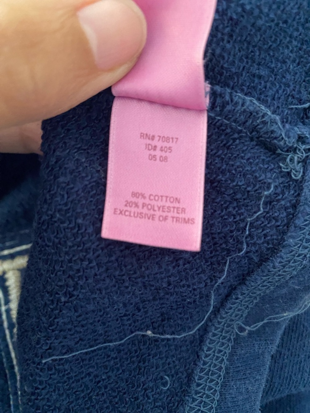 PINK Y2K Blue Hooded Dress - Picture 6 of 7